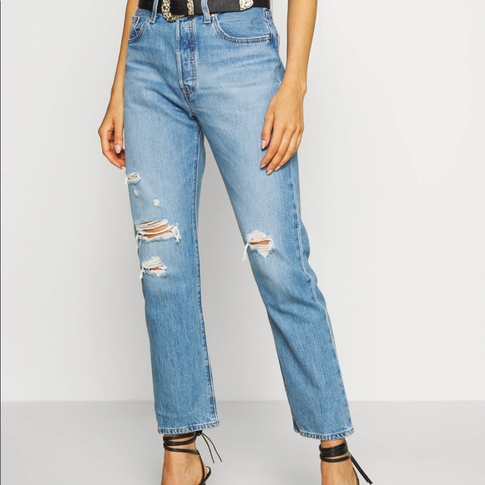 Levi’s 501 Crop Premium 501 Crop Jeans - Samsone W25xL26